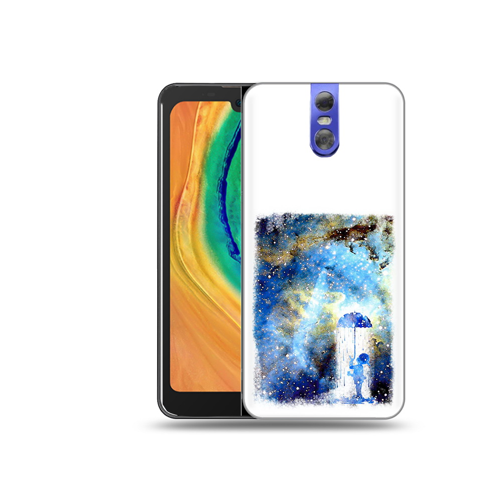 

Чехол MyPads Tocco для Doogee BL7000 мальчик в небе, Прозрачный, Tocco