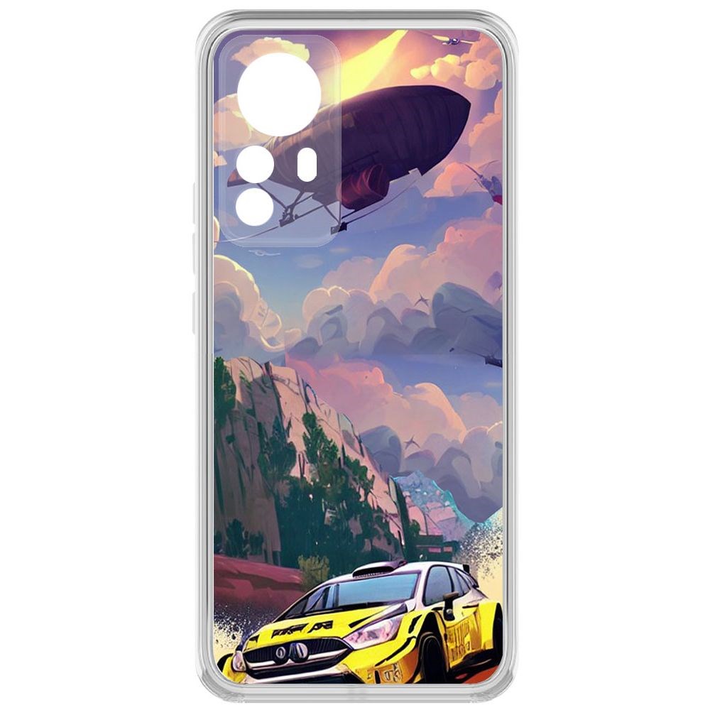 

Чехол-накладка Krutoff Clear Case Гонка для Xiaomi 12 Pro, Прозрачный
