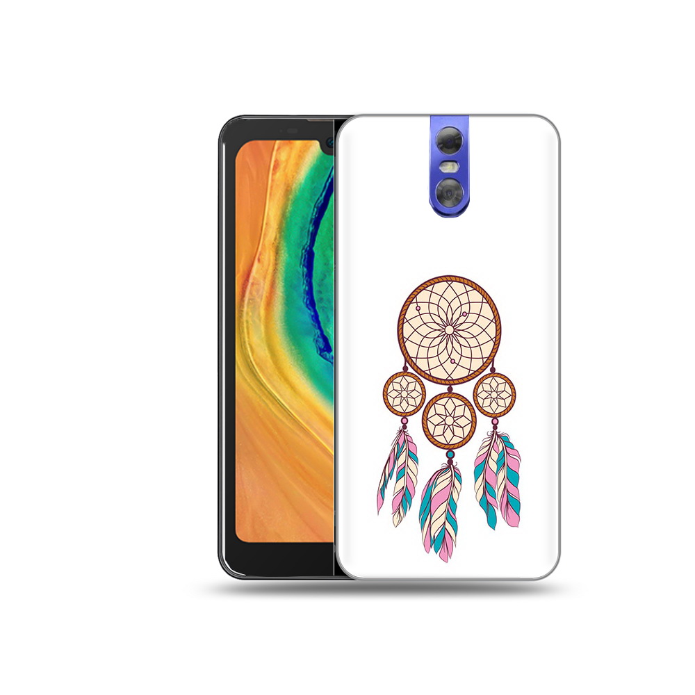 

Чехол MyPads Tocco для Doogee BL7000 ловец снов бежевый, Прозрачный, Tocco