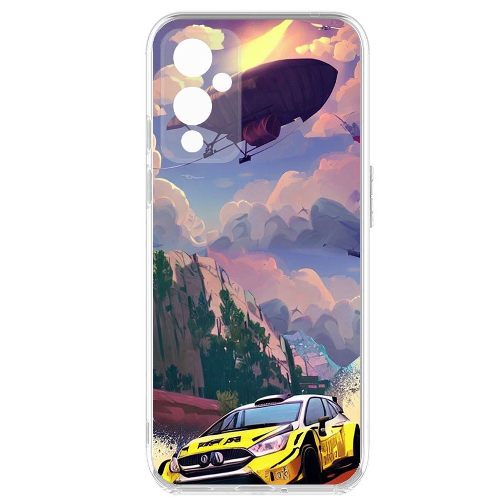 

Чехол-накладка Krutoff Clear Case Гонка для OnePlus 9, Прозрачный