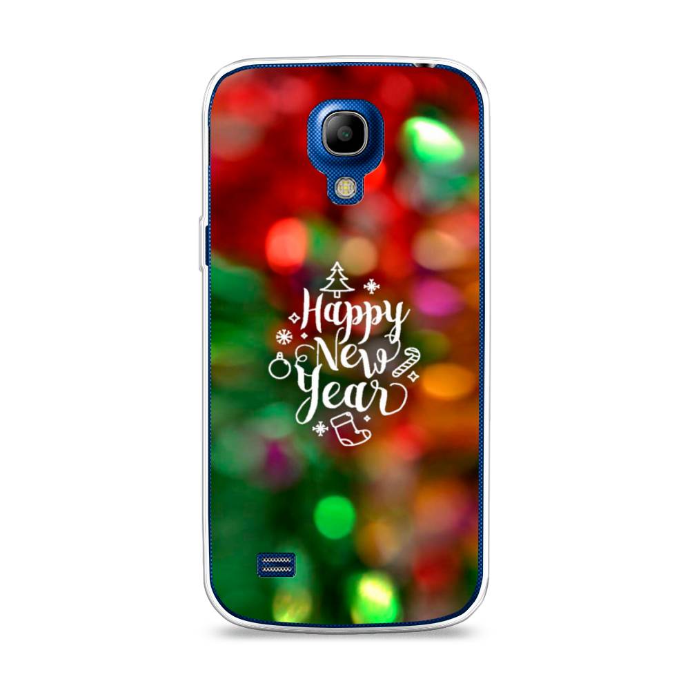 

Чехол на Samsung Galaxy S4 mini "Новый Год на елке", Зеленый;красный;желтый, 24050-5