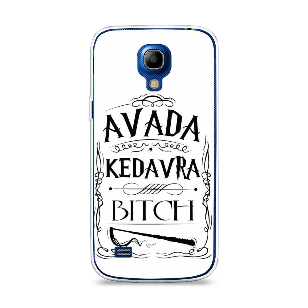 

Чехол на Samsung Galaxy S4 mini "Avada kedavra bitch", Белый;серый;черный, 24050-6