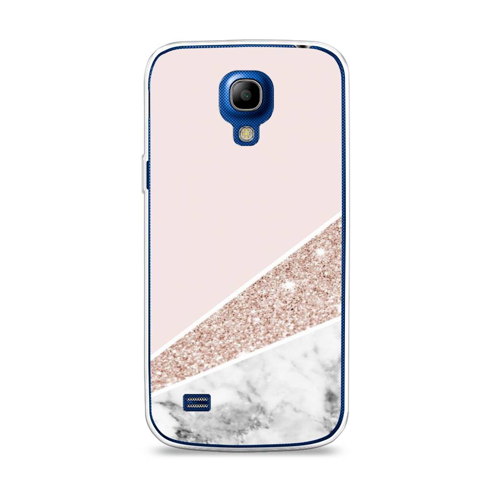 

Чехол на Samsung Galaxy S4 mini "Блестящий розовый мрамор", 24050-3