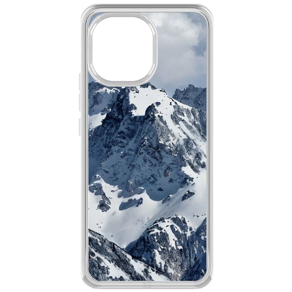 

Чехол-накладка Krutoff Clear Case Горы для Xiaomi Mi 11, Прозрачный