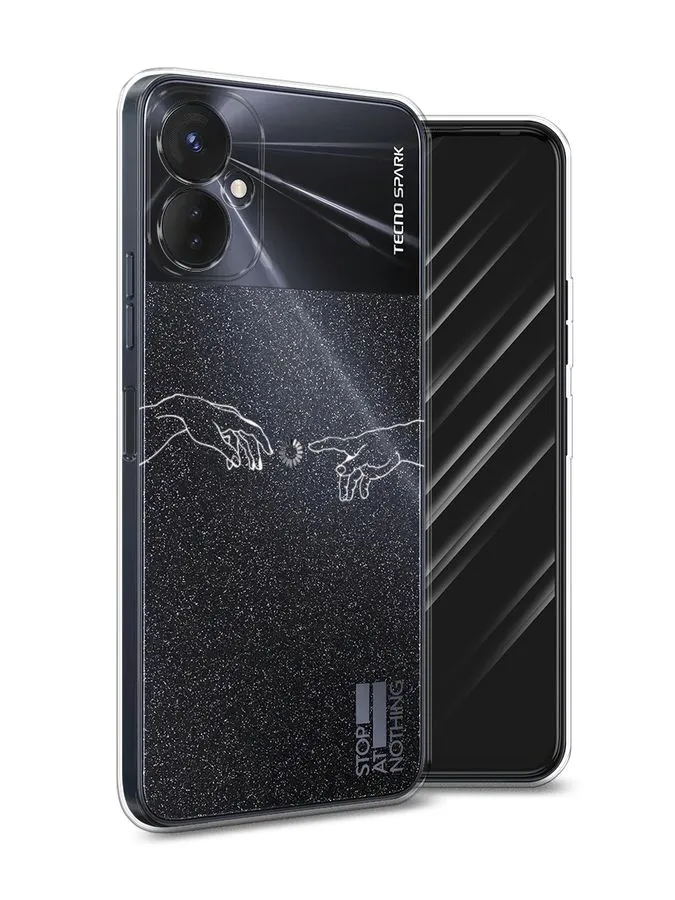 

Силиконовый чехол Awog "Загрузка творения" для Tecno Spark 9 Pro, Прозрачный, 301950-10