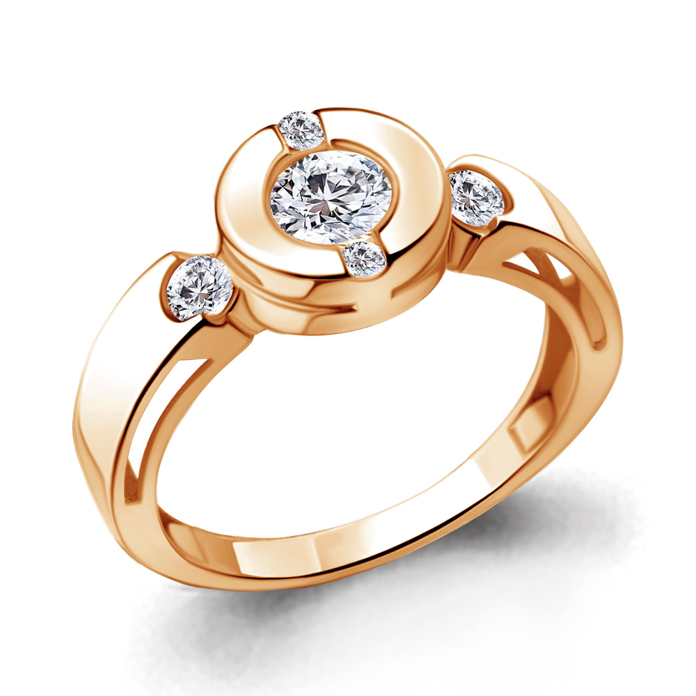 

Кольцо из серебра с фианитом Aquamarine Aquamarine 66644А_925_з р, 66644А_925_з