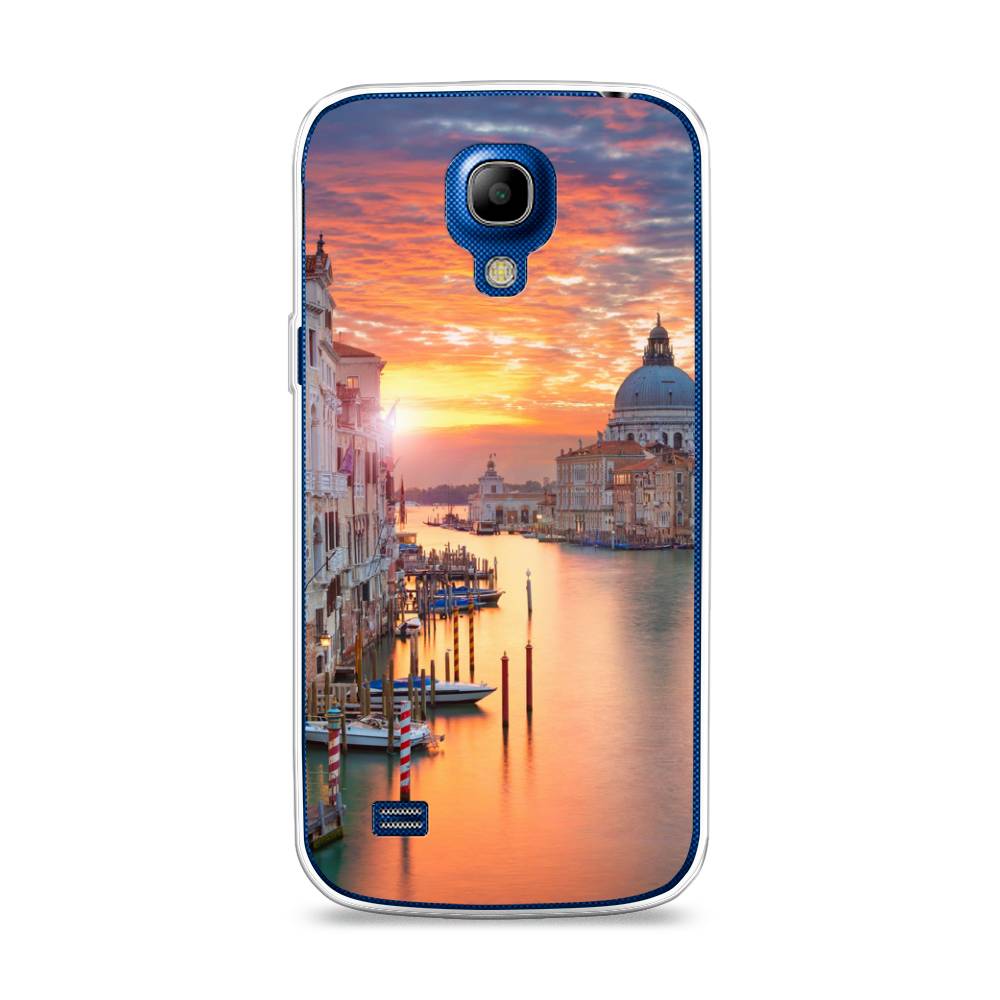 

Чехол на Samsung Galaxy S4 mini "Восход 11", Розовый;оранжевый, 24050-2