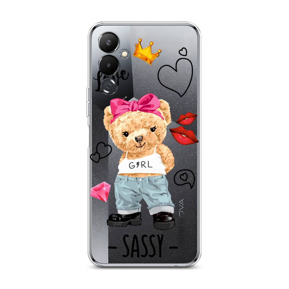 

Чехол на Tecno Pova 4 "Sugar Mommy", Голубой;белый;розовый, 302550-6