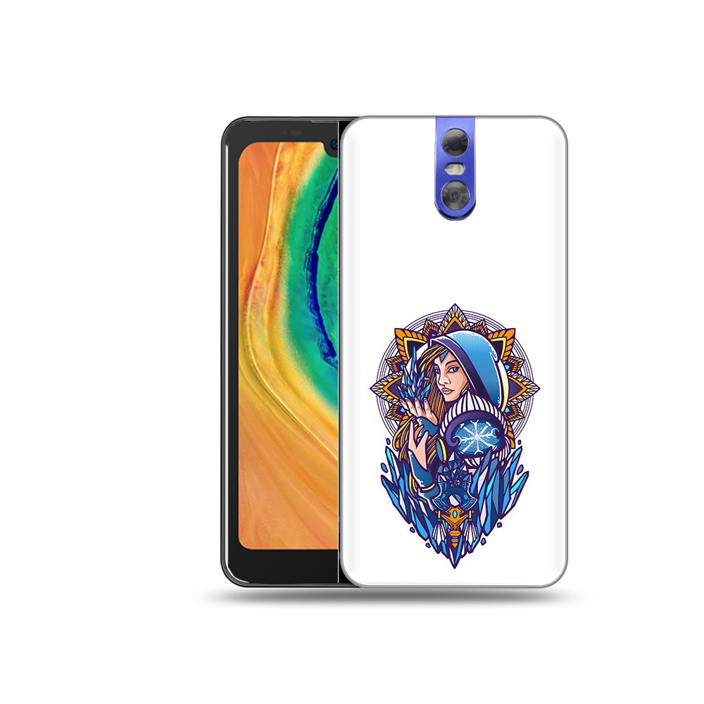 

Чехол MyPads Tocco для Doogee BL7000 кристал мейден дота 2, Прозрачный, Tocco