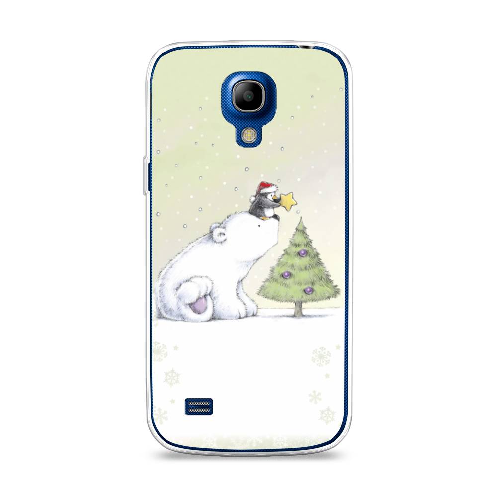 

Чехол на Samsung Galaxy S4 mini "Украшение елки", Белый;бежевый, 24050-5