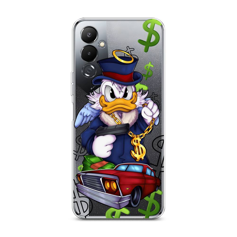 

Чехол на Tecno Pova 4 "Scrooge McDuck with a Gold Chain", Красный;синий;белый, 302550-6