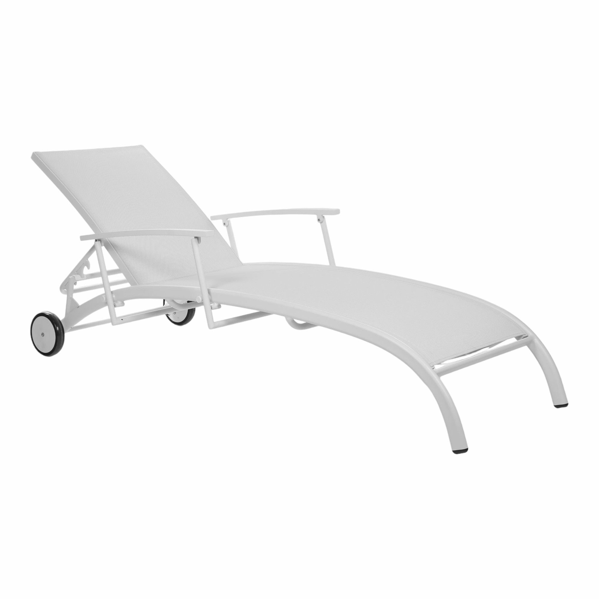 

Шезлонг Konway Larino белый 202 x 47 x 72 см