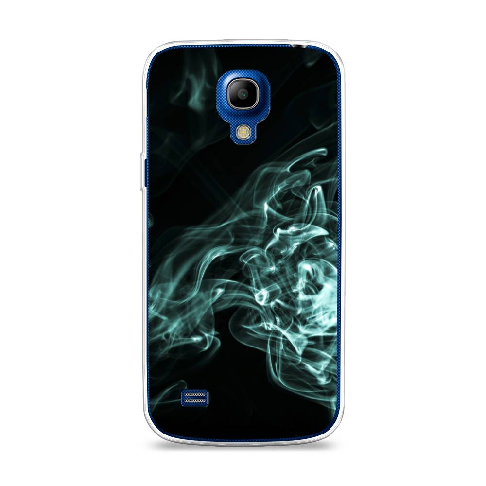 

Чехол на Samsung Galaxy S4 mini "Дым", Голубой;черный, 24050-3