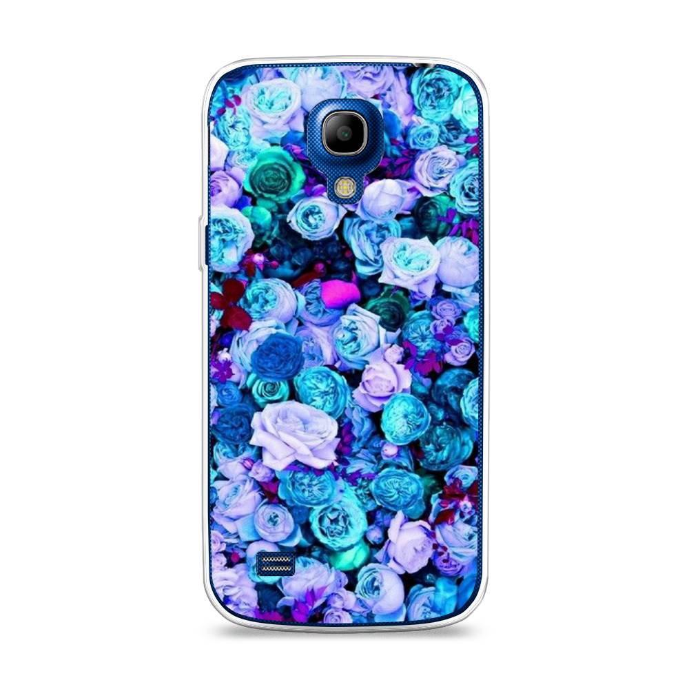 

Чехол на Samsung Galaxy S4 mini "Цветочный ковер", Фиолетовый, 24050-2