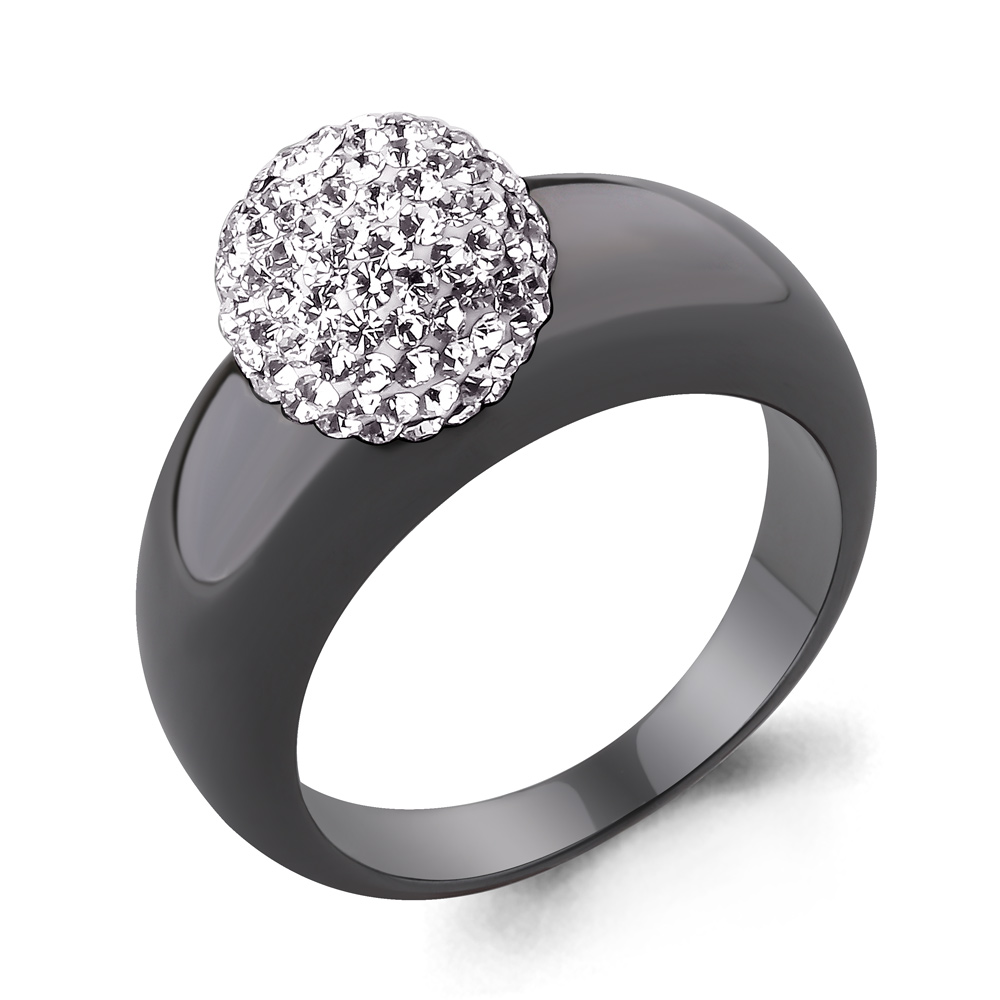

Кольцо из керамики со стеклом Aquamarine Aquamarine 66628 р. 16, 66628