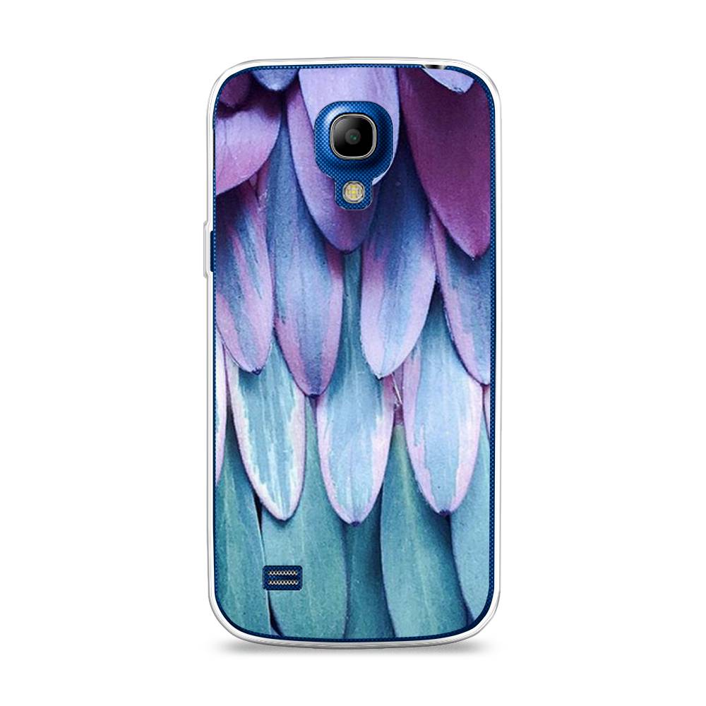

Чехол на Samsung Galaxy S4 mini "Синее перо", Фиолетовый;голубой, 24050-3