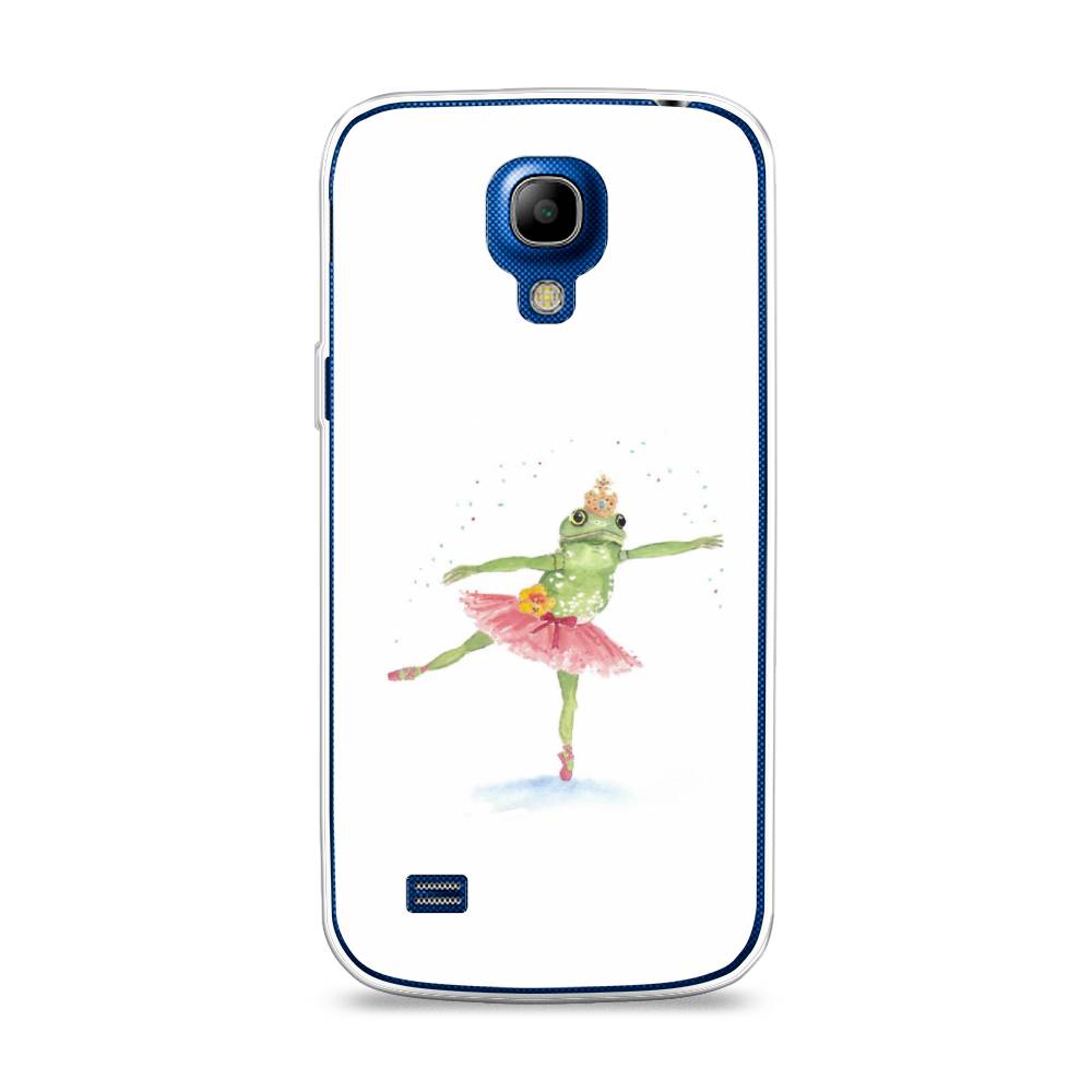 

Чехол на Samsung Galaxy S4 mini "Лягушка-балерина", Зеленый, 24050-4