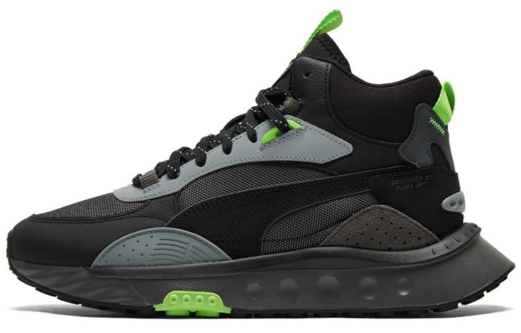 

Кроссовки унисекс Puma Wild Rider Mid Ws черные 37 EU, Черный, Wild Rider Mid Ws