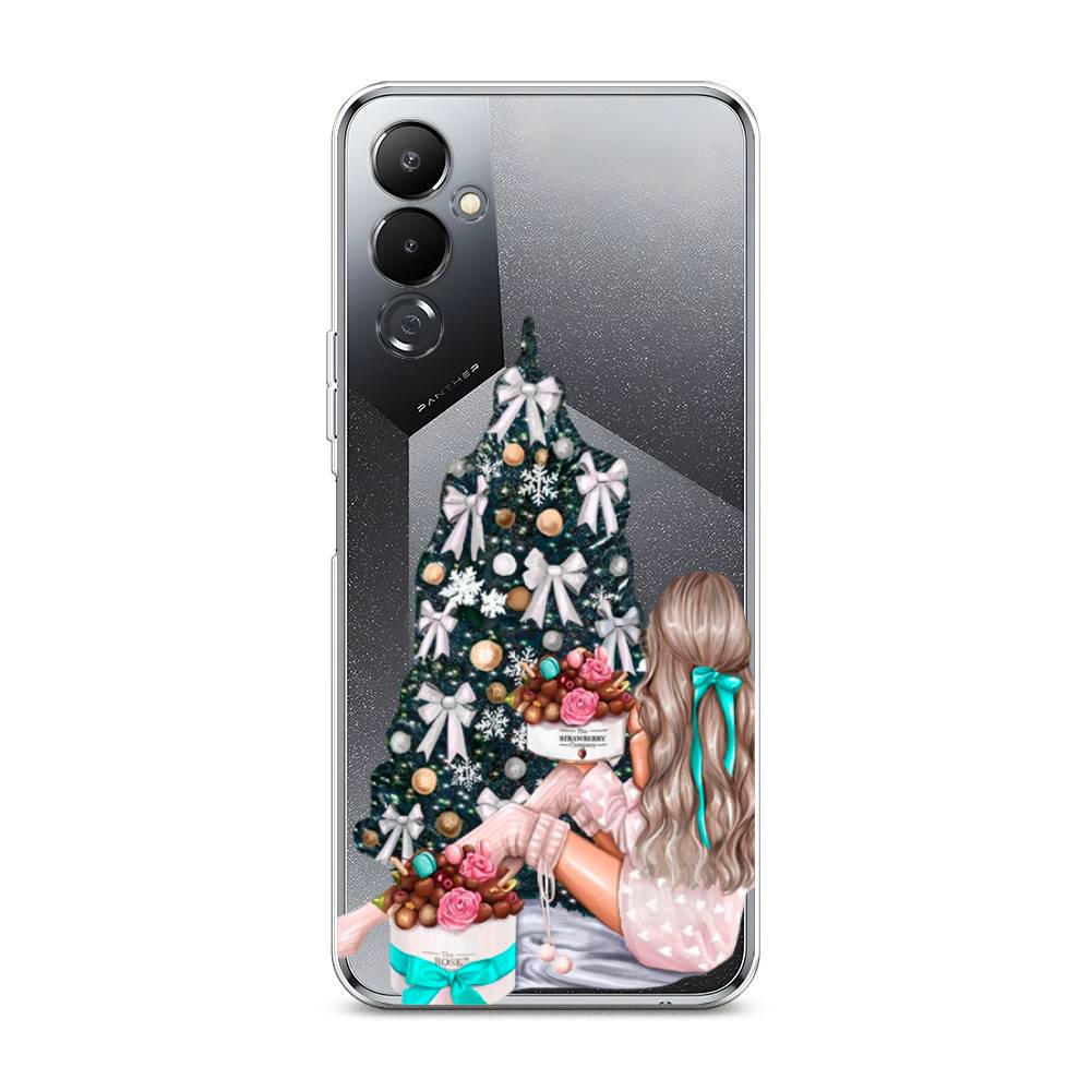 

Чехол на Tecno Pova 4 "New Year", Зеленый;бежевый;голубой, 302550-5