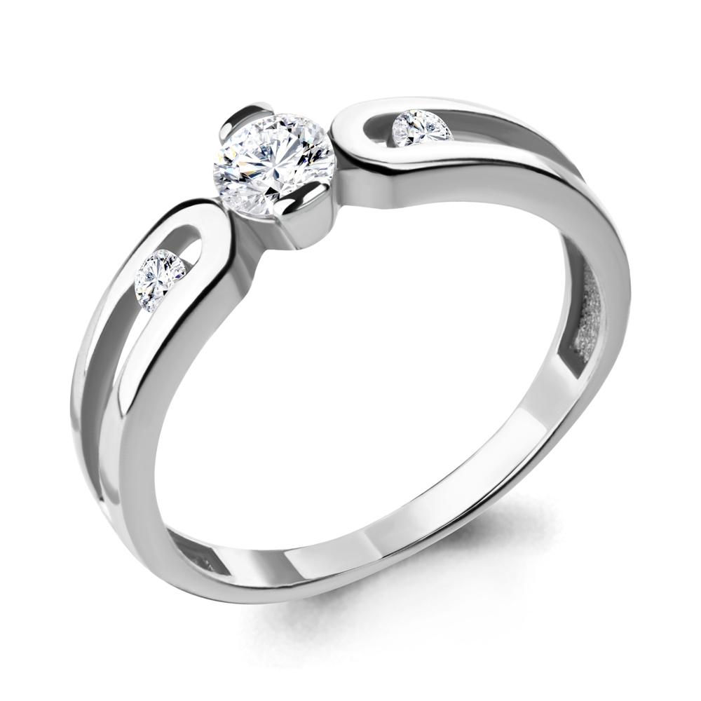 

Кольцо из серебра с фианитом Aquamarine Aquamarine 665821_925_р р. 18, 665821_925_р
