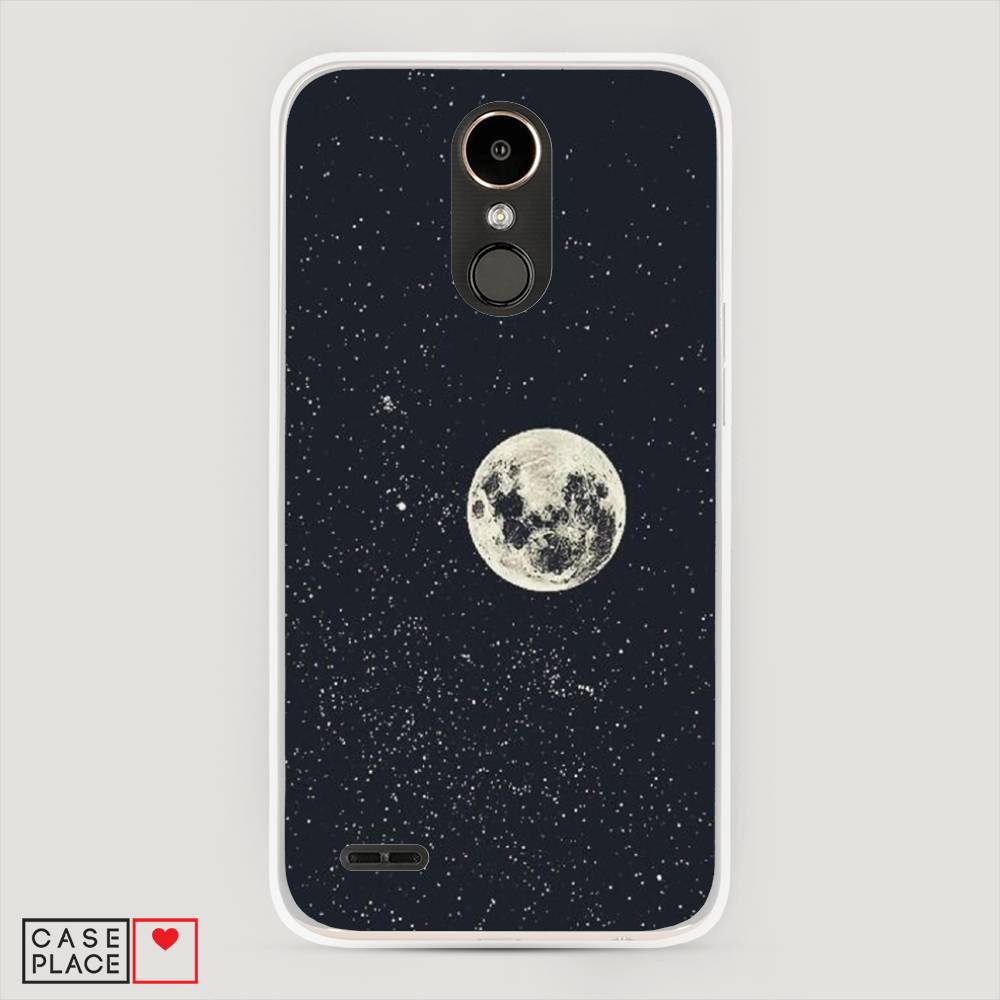 

Чехол на LG K10 2017 "Полнолуние", Красный, 81350-2