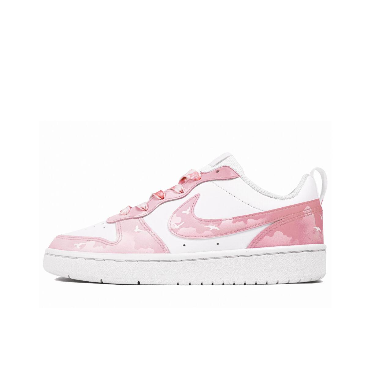 

Кеды унисекс Nike Court Borough 2 GS белые 36.5 EU, Белый, Court Borough 2 GS