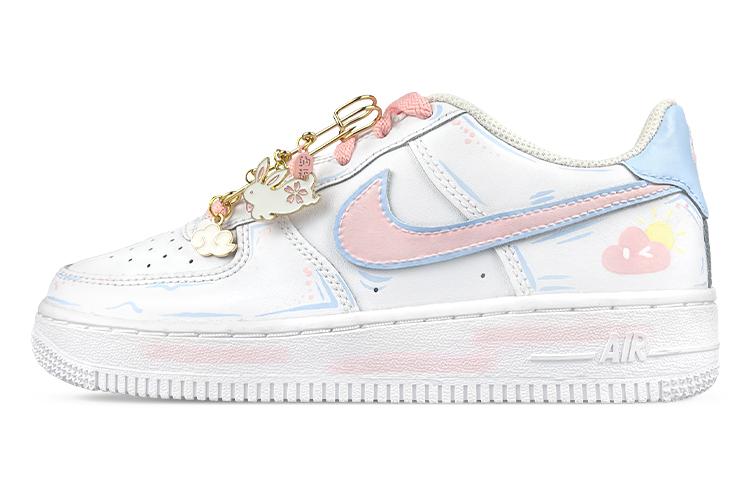 

Кеды унисекс Nike Air Force 1 Low GS белые 40 EU, Белый, Air Force 1 Low GS