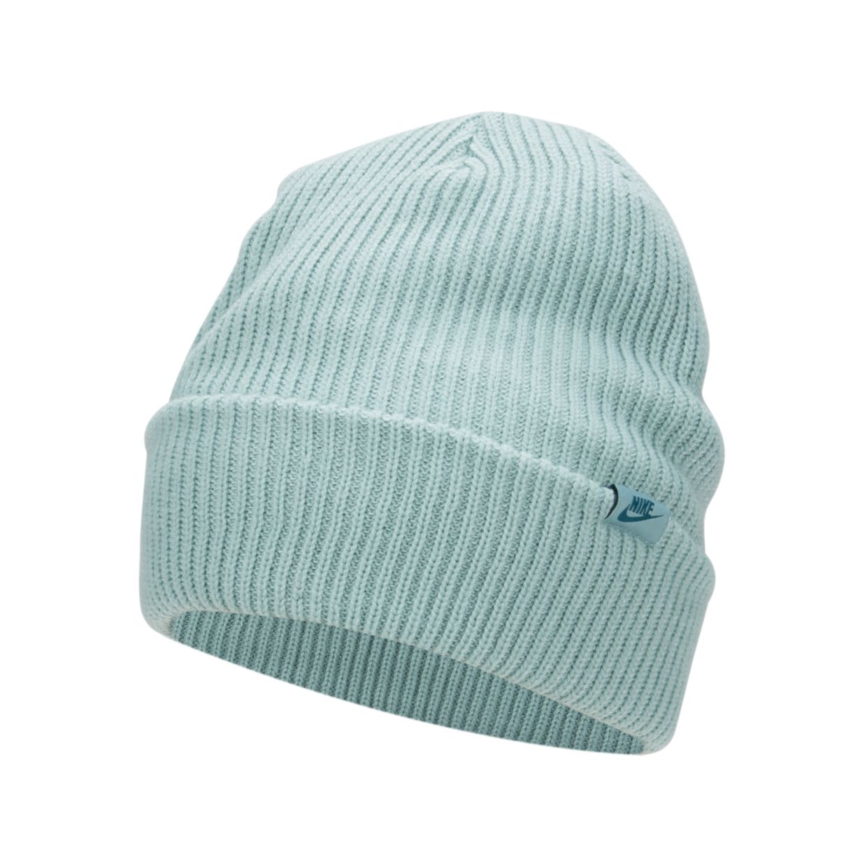 Шапка бини мужская Nike U Peak Standard Cuff Futura Beanie голубая, one size