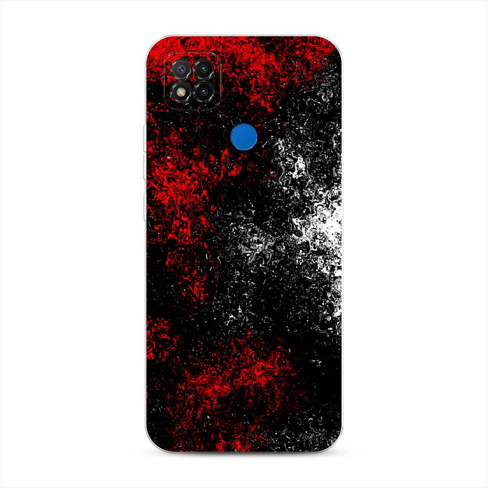 

Чехол для Xiaomi Redmi 9C "Монотипия", Красный;черный;белый, 39050-3