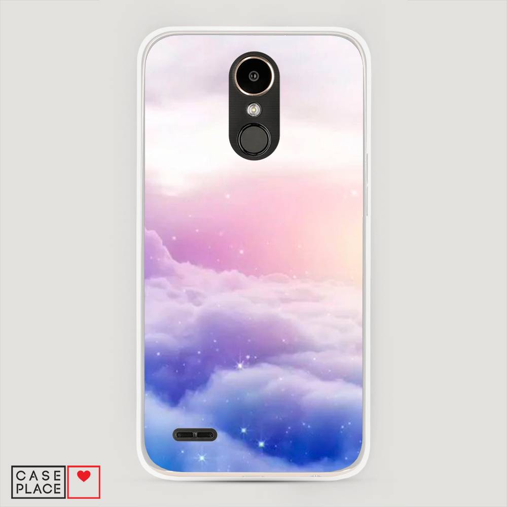 

Чехол на LG K10 2017 "Небеса", Голубой;белый;розовый, 81350-2