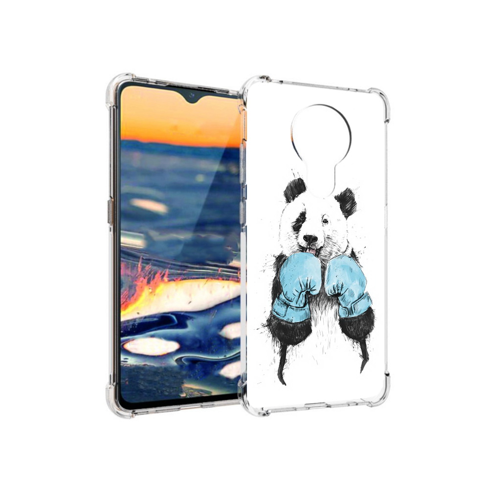 

Чехол MyPads Tocco для Nokia 5.3 панда боксер (PT227052.106.531), Прозрачный, Tocco