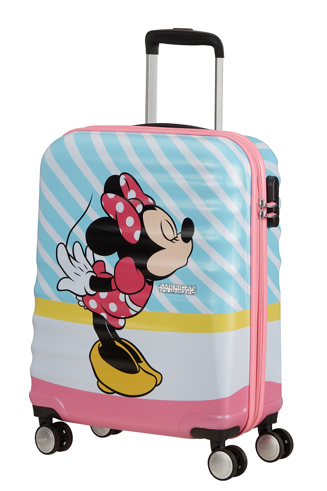 фото Чемодан american tourister 4-х колесный disney белый 31c-80001