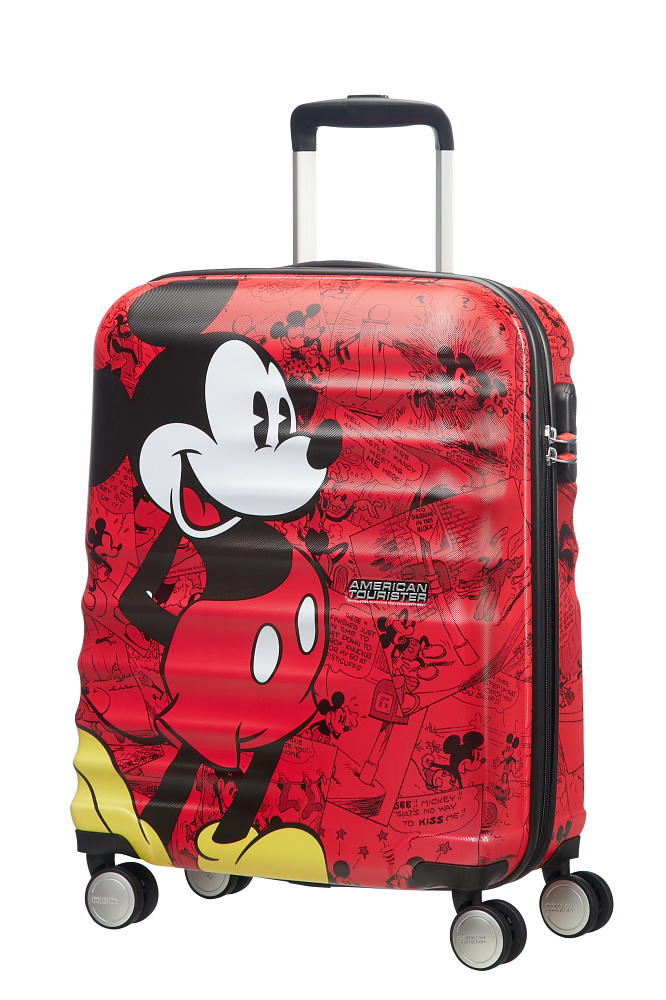 Чемодан American Tourister 4-х колесный Disney красный 31C-20001 чемодан torber brosno красный нейлон 600d 43 5х19х68 см 56 л