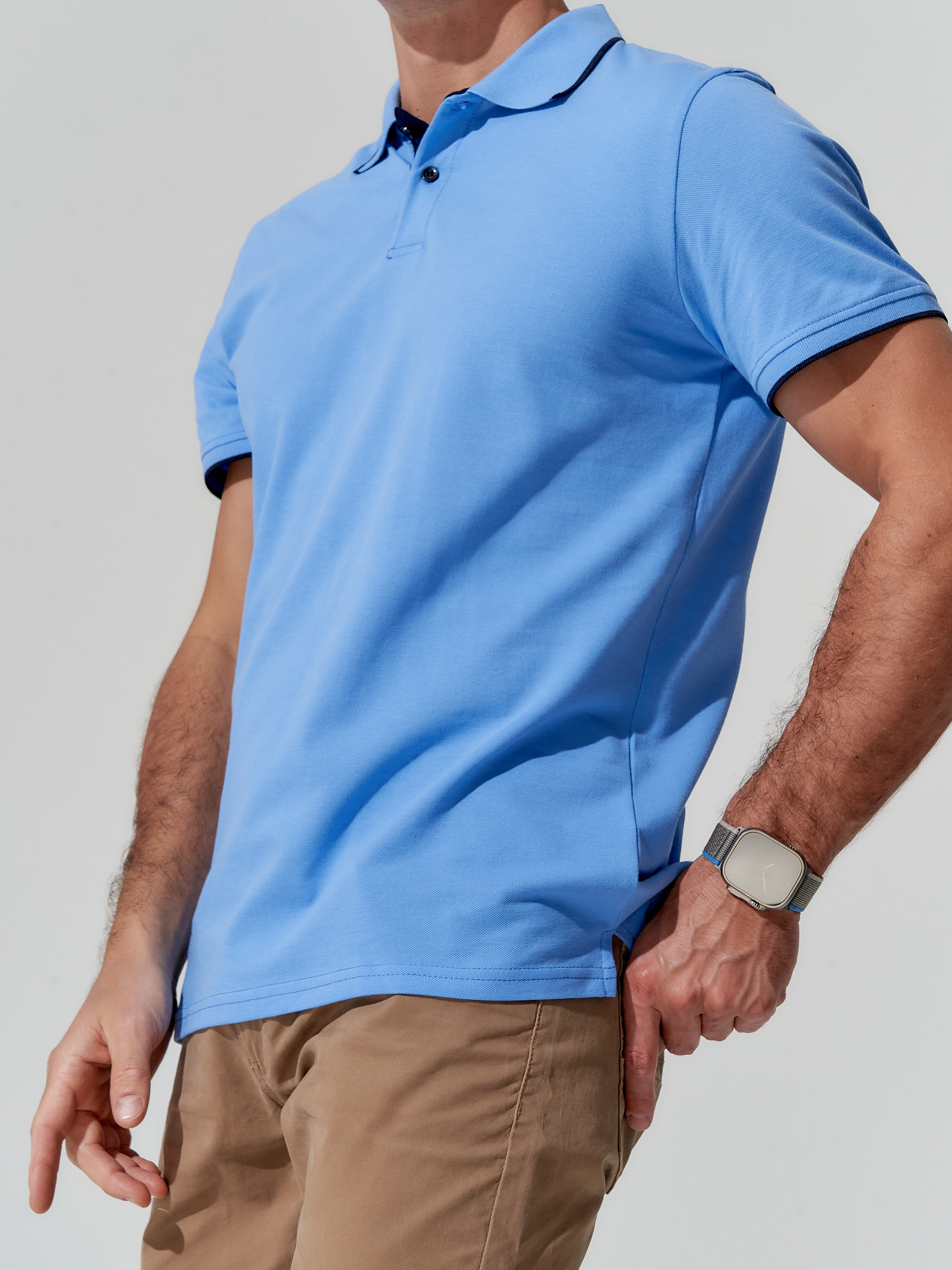 

Футболка мужская Best Tricotage BT0409 голубая 2XL, Голубой, BT0409