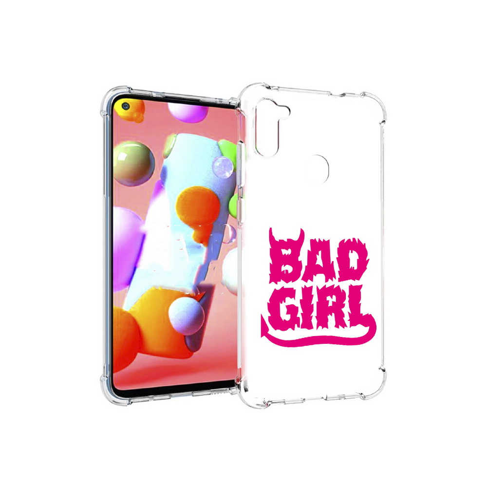 

Чехол MyPads Tocco для Samsung Galaxy M11 плохая девочка (PT147121.487.545), Прозрачный, Tocco