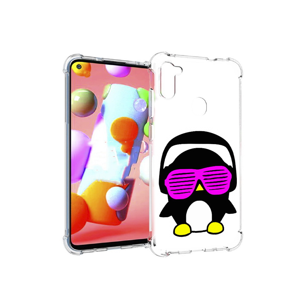 

Чехол MyPads Tocco для Samsung Galaxy M11 пингвин (PT147121.487.541), Прозрачный, Tocco