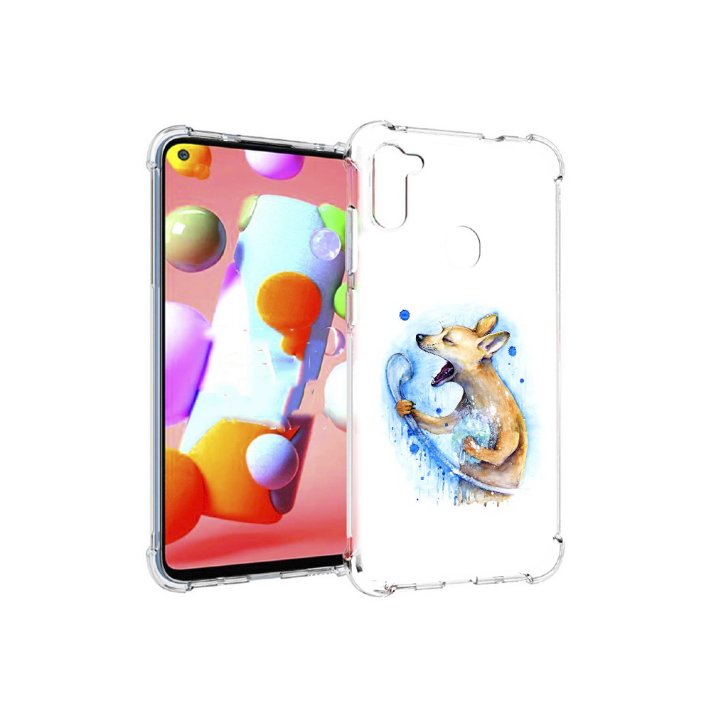 

Чехол MyPads Tocco для Samsung Galaxy M11 пение в душе (PT147121.487.537), Прозрачный, Tocco