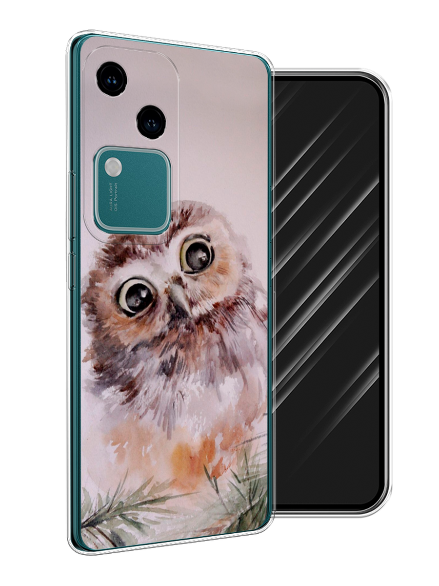 

Чехол Awog на Vivo V30/S18 "Сова на розовом", Розовый;коричневый, 2610150-1