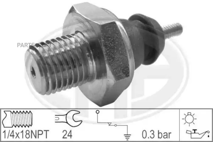 

Датчик Давления Масла Fordmazda Резьба 14-18Nptf,P-0.2-0.4Bar Era 330005 Era 330005