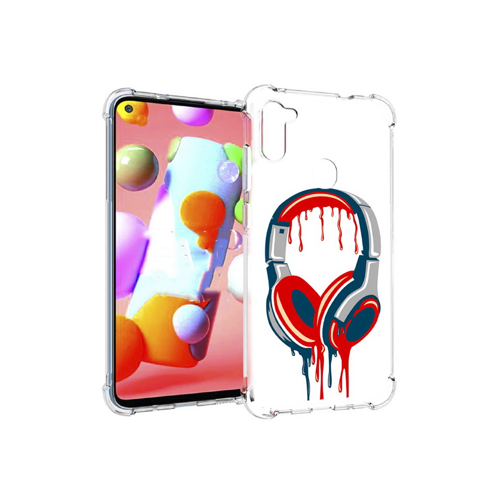 

Чехол MyPads Tocco для Samsung Galaxy M11 не делай громко (PT147121.487.517), Прозрачный, Tocco
