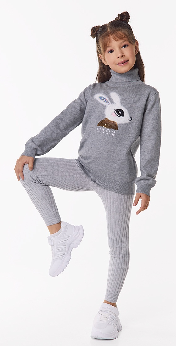 

Свитер детский Kari Kids AW24C61503512, серый, 116, 234008