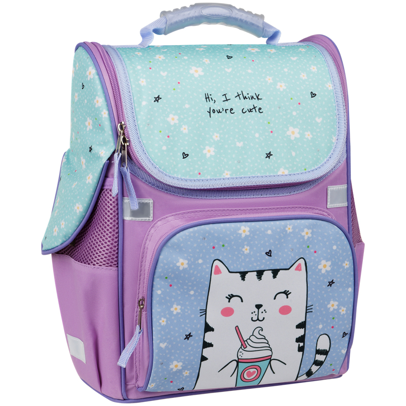 

Ранец ArtSpace Junior Cute Cat 37*28*21 см розовый 331176, Фиолетовый