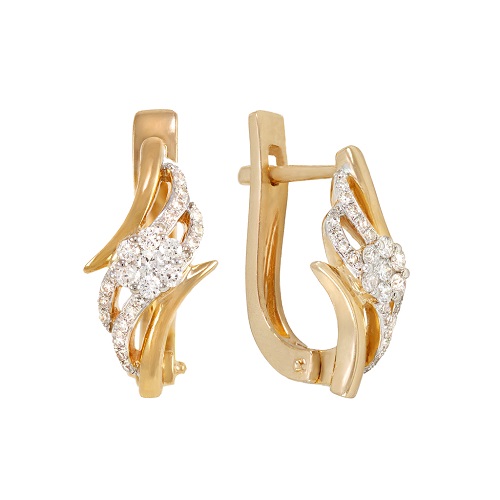 

Серьги из красного золота DIAMOND PRIME 36-1-BD-E-007252, бриллиант, 36-1-BD-E-007252