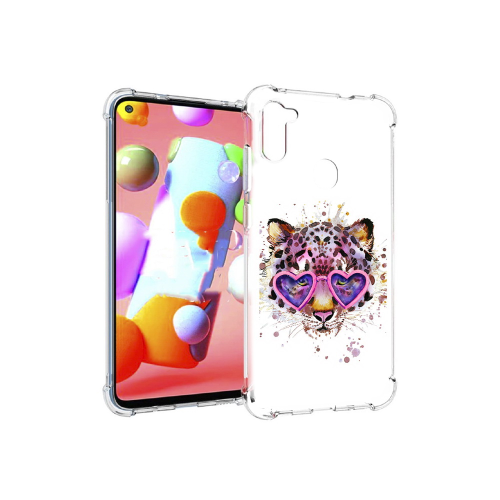 Чехол MyPads Tocco для Samsung Galaxy M11 модный леопард (PT147121.487.480)
