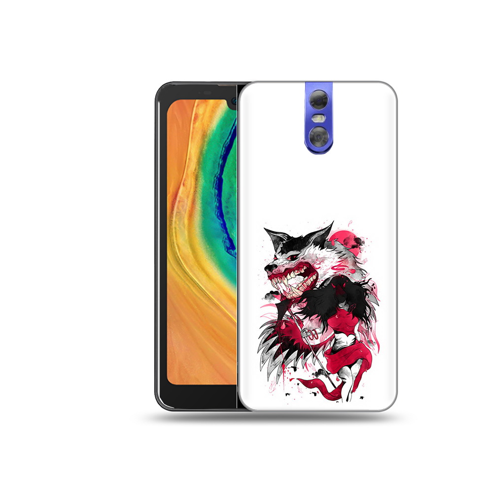 

Чехол MyPads Tocco для Doogee BL7000 красная шапочка, Прозрачный, Tocco