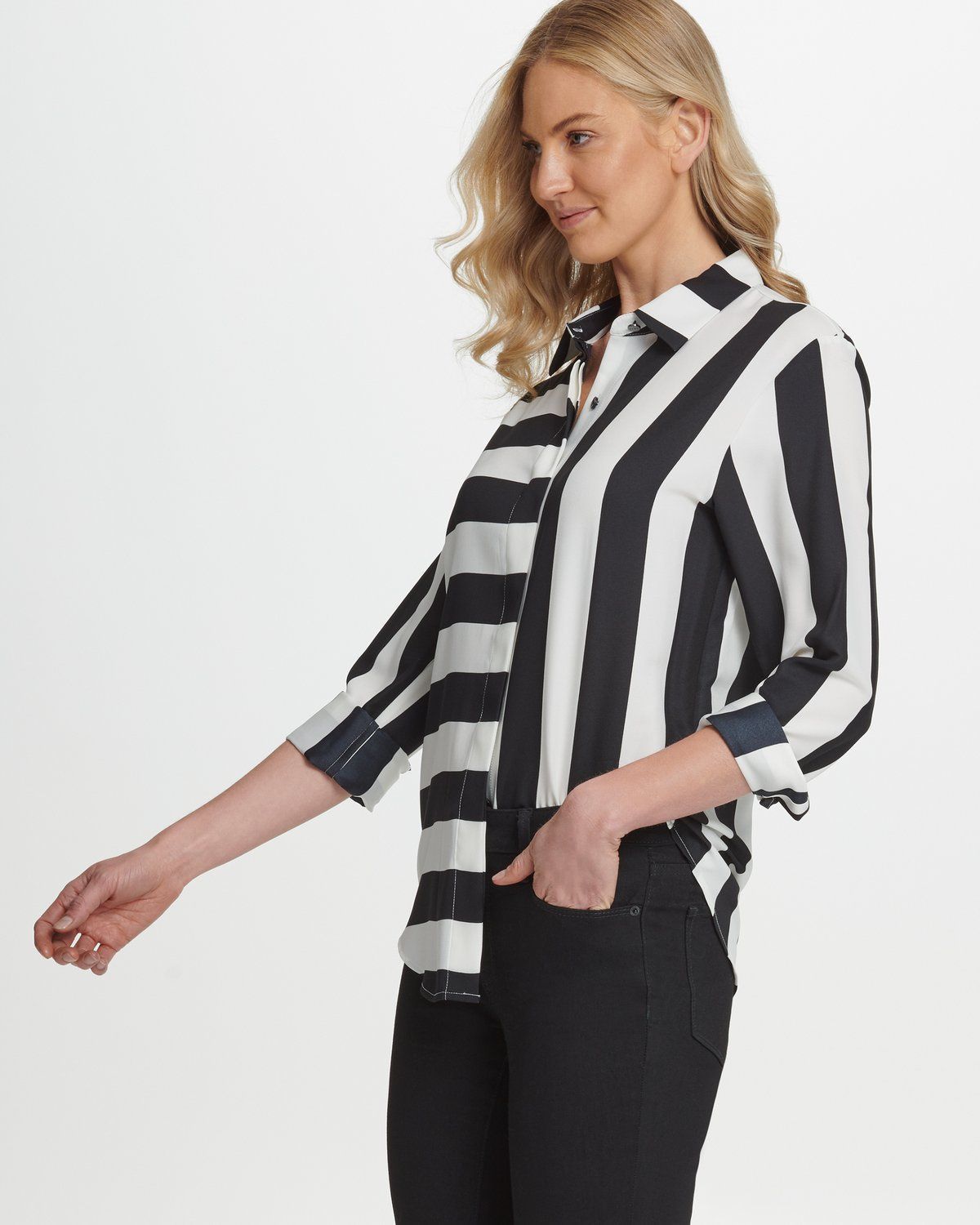 

Блуза женская DKNY P8RM6501 черная XS, P8RM6501