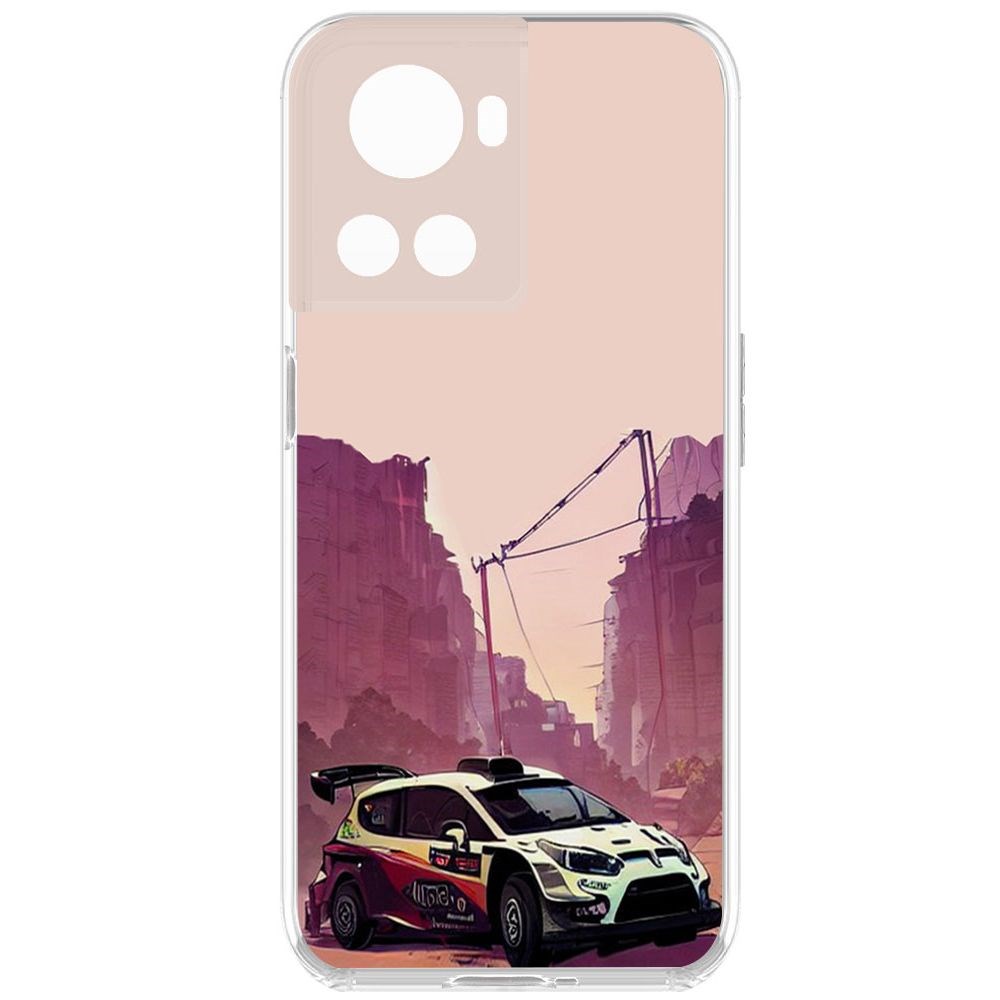 

Чехол-накладка Krutoff Clear Case Гоночный каньон для OnePlus 10R, Прозрачный