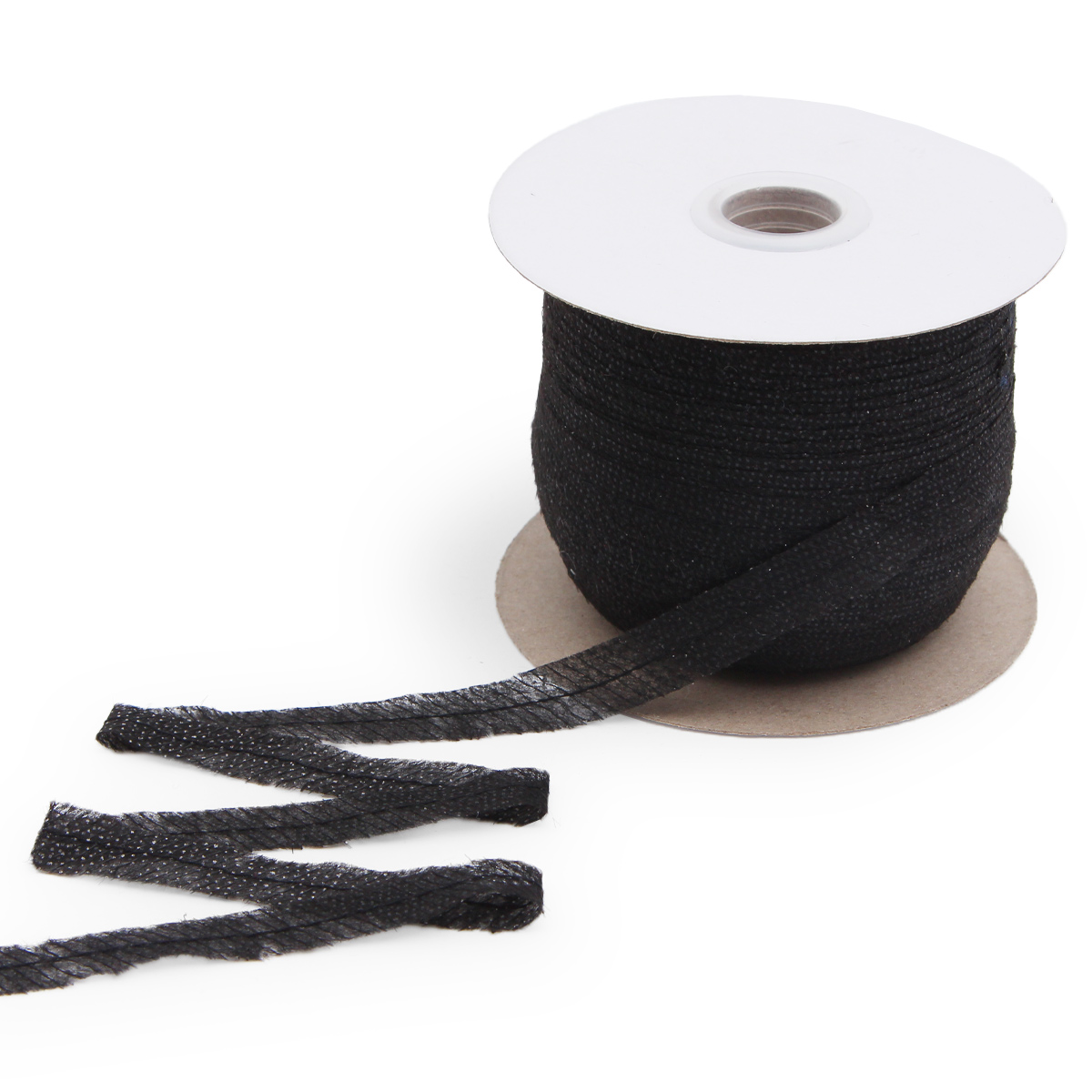 

Тесьма усил. клеевая по косой с прошивкой 12мм*100м 0536-0011 (черный), 145590