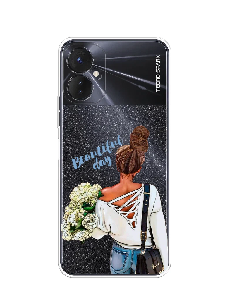 

Силиконовый чехол Awog "Beautiful day vector" для Tecno Spark 9 Pro, Разноцветный, 301950-6