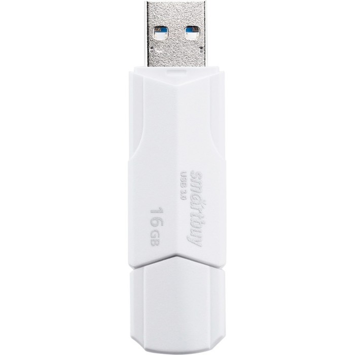 

Флешка Smartbuy 16GBCLU-W3, 16 Гб, USB3.0, чт до 175 Мб/с, зап до 25 Мб/с, White